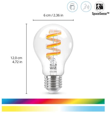 Wiz Connected Full Colour Wi-Fi BLE LED lamppu 6,3 W E27