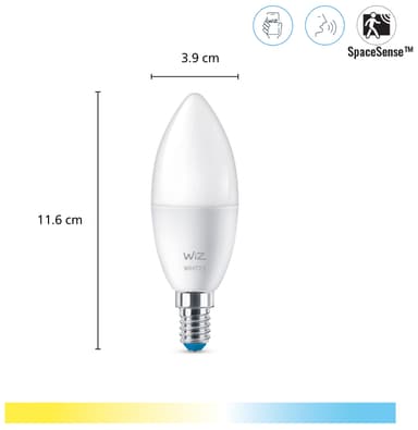 Wiz Connected Tunable Wi-Fi BLE LED lamppu 4,9 W E14 (3 kpl)