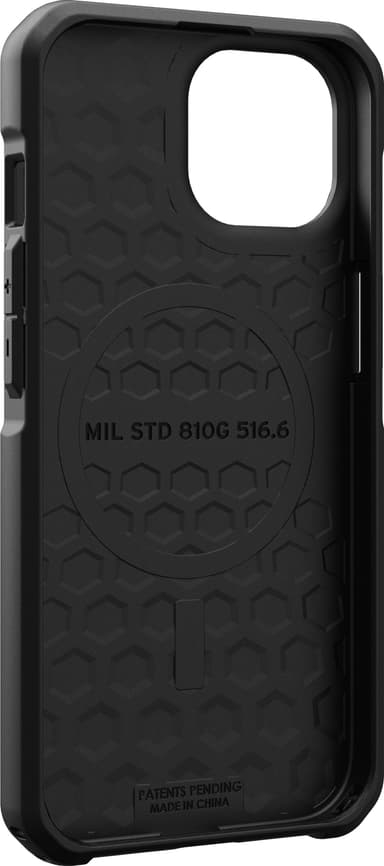 UAG Metropolis Lite MagSafe iPhone 15 suojakuori (kevlar/musta)