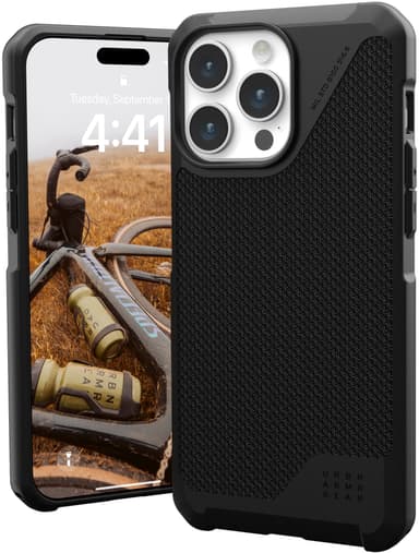 UAG Metropolis Lite MagSafe iPhone 15 Pro Max suojakuori (kevl./musta)