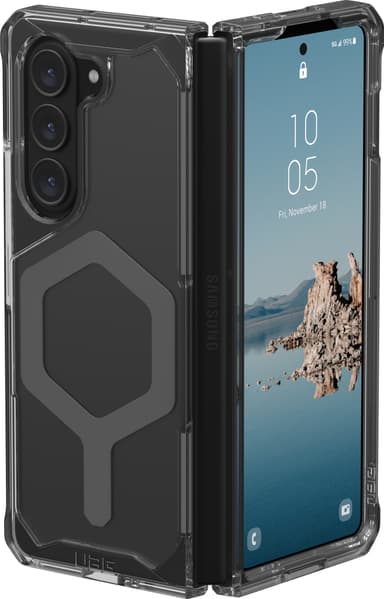 UAG Plyo Pro Samsung Galaxy Z Fold 5 suojakuori (kirkas/harmaa)