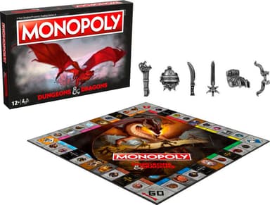 Monopoly Dungeons and Dragons lautapeli