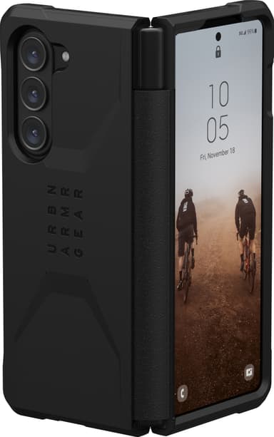 UAG Civilian Samsung Galaxy Z Fold 5 suojakuori (musta)