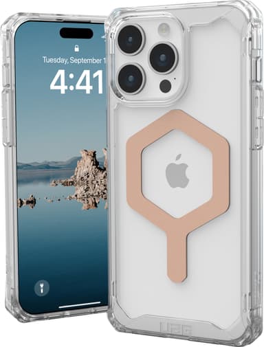 UAG Plyo MagSafe iPhone 15 Pro Max suojakuori (kirkas/ruusu)
