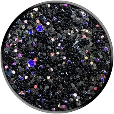 PopSockets älypuhelimen pidike (säihkyvä musta)