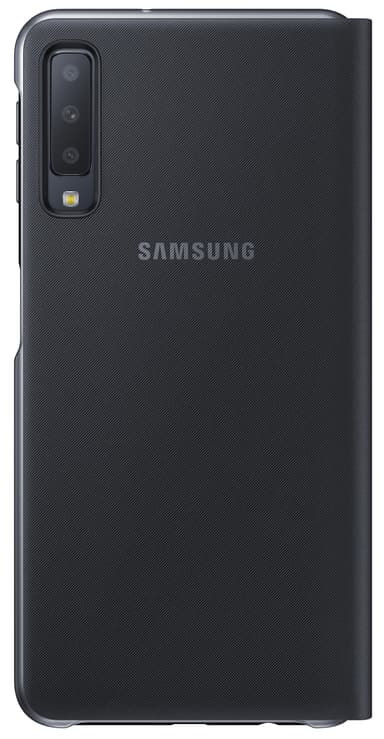 Samsung Galaxy A7 lompakkokotelo (musta)