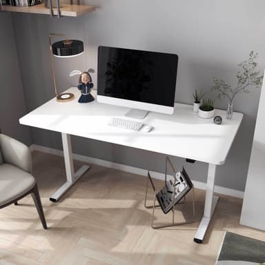 Lykke sähköpöytä M100, valkoinen, 120 x 60 cm