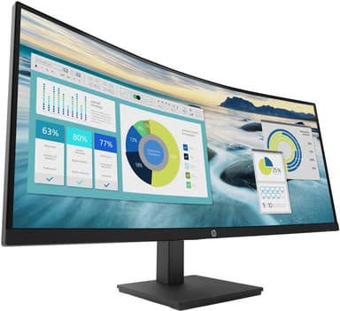 HP P34hc G4 WQHD 34” kaareva näyttö (musta)