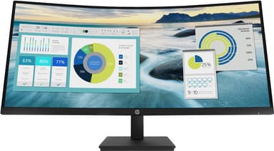 HP P34hc G4 WQHD 34” kaareva näyttö (musta)