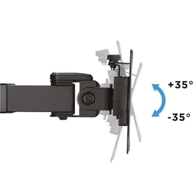 LogiLink Monitorarm dubbel 17-32"" 380mm