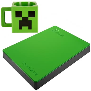 Seagate Game Drive Xbox 2 TB kovalevy (Minecraft-pakkaus)