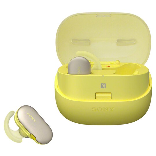 Sony WF-SP900 langattomat in-ear kuulokkeet (keltainen)