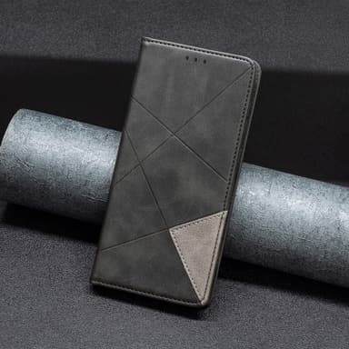 Google Pixel 8 BINFEN COLOR Kohokuvioitu Lompakkokotelo - Musta