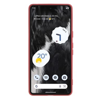 SKALO Google Pixel 8 Ultraohut TPU-kuori - Punainen
