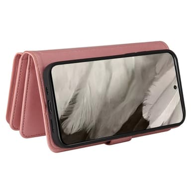SKALO Google Pixel 8 Big Wallet 17-lokeroa Lompakkokotelo - Pinkki