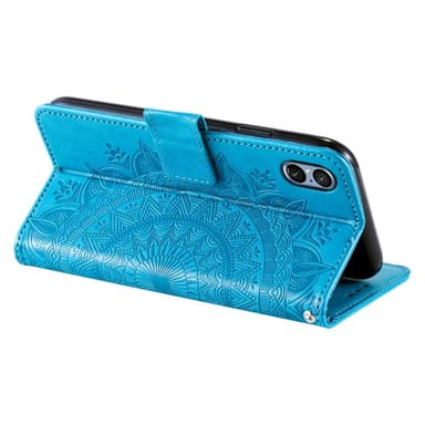 SKALO Sony Xperia 5 V Mandala lompakkokotelo - Sininen