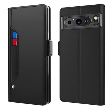 SKALO Google Pixel 8 Kortinhaltijan peililompakko - Musta