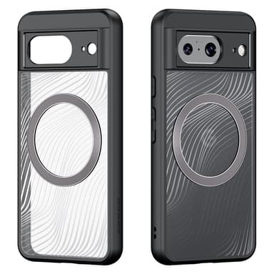 DUX DUCIS Google Pixel 8 Aimo Series Magnetic Ring Suojakuori - Musta