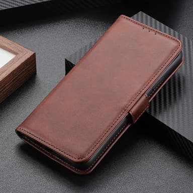 SKALO Google Pixel 8 Pro Premium Wallet Lompakkokotelo - Ruskea
