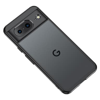 SKALO Google Pixel 8 TPU Clear Hybridi Suojakuori - Musta