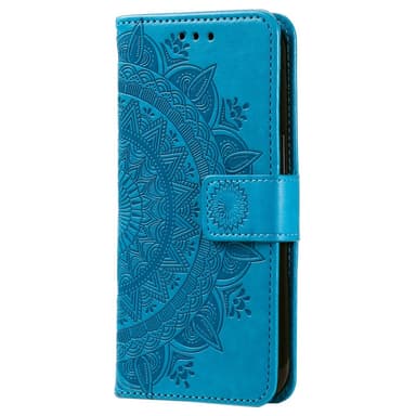 SKALO Sony Xperia 5 V Mandala lompakkokotelo - Sininen