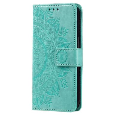 SKALO Sony Xperia 5 V Mandala lompakkokotelo - Turkoosi