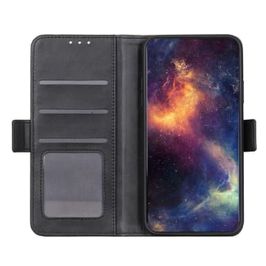 SKALO Google Pixel 8 Pro Premium Wallet Lompakkokotelo - Musta