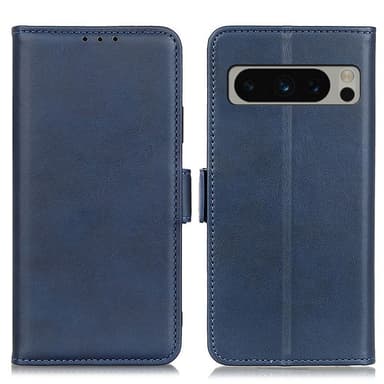 SKALO Google Pixel 8 Pro Premium Wallet Lompakkokotelo - Sininen