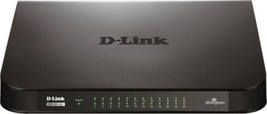 D-Link GO 24-port gigabit kytkin, musta