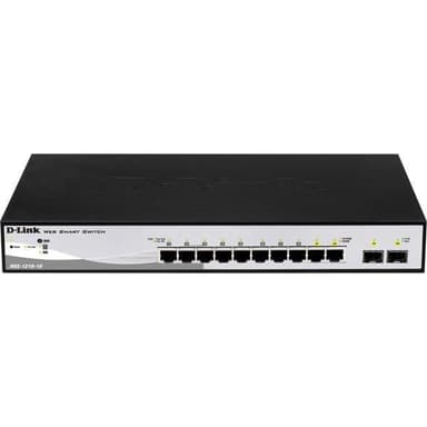 D-Link 8-porttinen älykytkin, 10/100/1000 Gigabit