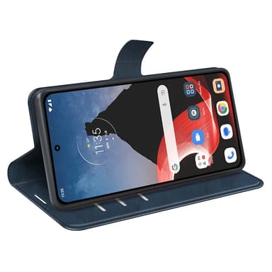 SKALO Motorola ThinkPhone 5G Premium Wallet Lompakkokotelo - Sininen
