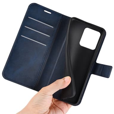 SKALO Motorola ThinkPhone 5G Premium Wallet Lompakkokotelo - Sininen
