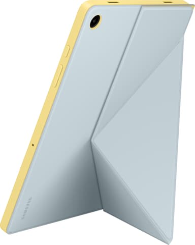 Samsung Galaxy Tab A9 Plus Book Cover suojakotelo (sininen/keltainen)