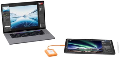 LaCie Rugged Mini ulkoinen SSD 4 TB (oranssi)