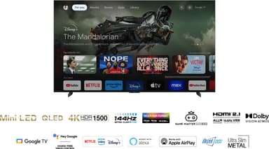 TCL 98" MQLED80 4K MINI-LED älytelevisio (2023)