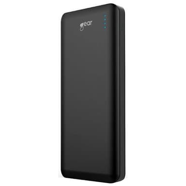 Gear 20000mAh USB varavirtalähde ja PD-laturi (musta)