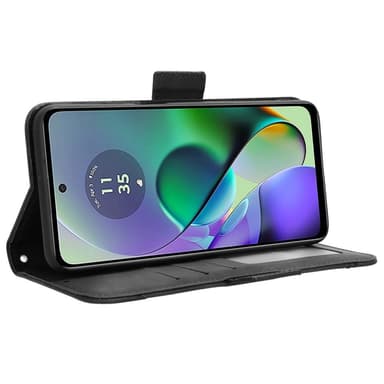 Motorola Moto G54 5G useita korttipaikkoja puhelimen lompakkokotelo - musta
