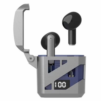 Cool Mecha Style In-Ear Bluetooth-kuulokkeet langattomat kuulokkeet - Sininen