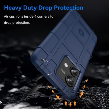 SKALO Motorola Edge 40 Neo 5G Rugged Shield iskunkestävä TPU suojakuori