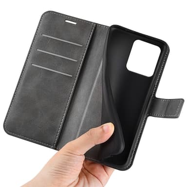SKALO Motorola ThinkPhone 5G Premium Wallet Lompakkokotelo - Harmaa