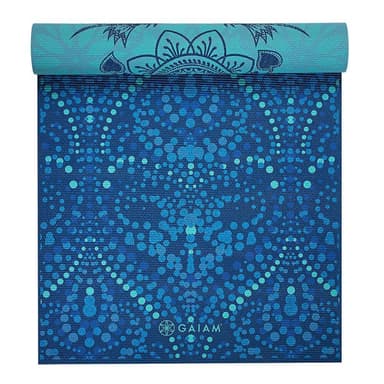 Gaiam Mystic Sky Yoga Mat 6mm Premium Reversible