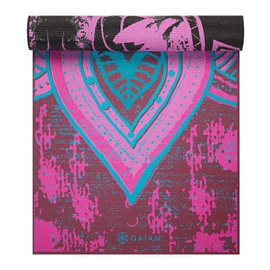 Gaiam Be Free Yoga Mat 6mm Premium Reversible