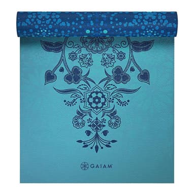 Gaiam Mystic Sky Yoga Mat 6mm Premium Reversible