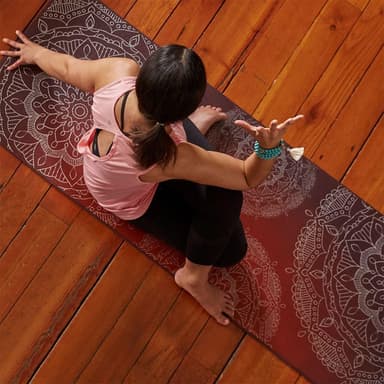 Gaiam Metallic Sunset Yoga Mat 6mm Premium Metallic