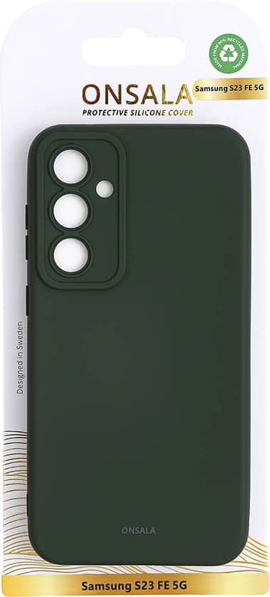 Onsala Samsung Galaxy S23 FE silikonikuori (vihreä)