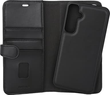 Buffalo Samsung S23 FE 5G 2in1 Leather lompakkokotelo (musta)