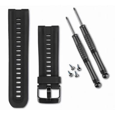 Garmin Black Silicone Watch Band, Kellonrannekkeet