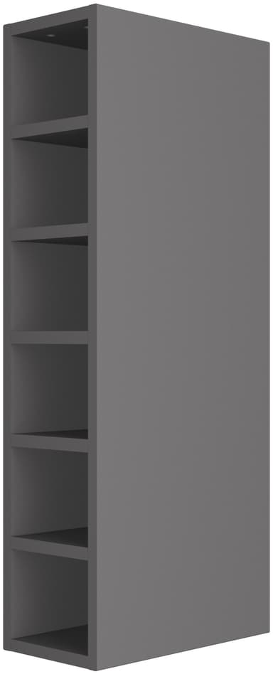 Epoq Trend Eco viinihylly keittiöön 20x92 cm (grafiitti)