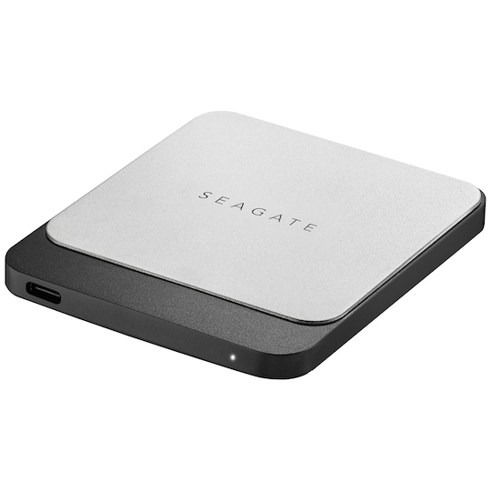 Seagate Fast kannettava SSD-muisti 2 TB (musta/hopea)