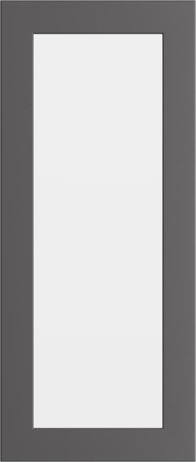 Epoq Trend Eco lasinen kaapinovi keittiöön 30x70 cm (grafiitti)